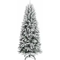 vidaXL Sapin de Noël artificiel avec 300 LED avec support Blanc 240 cm