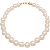 Elli Chaîne or / blanc perle