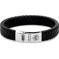 Rebel & Rose Bracelet noir / argent