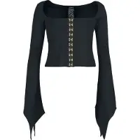 Killstar Top Gothic de - Withered Garden - Night Empress - Haut - S - 4XL - pour Femme - noir - Taille XXL