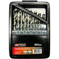 AWTOOLS AW-Tools AWTools HSS cilindrinis gręžinys 1,5 2 7 4,5 4 5,5 5 1 3 2,5 3,5 6 6,5 7,5 8 8,5 9 9,5 mm ( (1, 1,5, 10 mm, 2, 2,5, 3, 3,5, 4, 4,5, 5, 5,5, 6, 6,5, 7, 7,5, 8, 8,5, 9, 9,5)