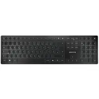 Cherry KW 9100 SLIM - Tastatur - 100% - full size - kabellos - 2.4 GHz, Bluetooth 4.0 - QWERTY - Portugiesisch (JK-9100PO-2)