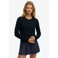 Superdry pour femme. W6110714A Cardigan essentiel marine (XS), Casuel, Coton