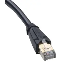 QED Performance - Cordon de raccordement - RJ-45 (M) pour RJ-45 (M) - 1.5 m - UTP - CAT 6 - bloqué - graphite