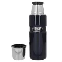 Thermos Stainless Steel-470ml Thermal Bottle Bleu