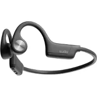 Sudio Casque audio à conduction osseuse sans fil Bluetooth B2 Noir