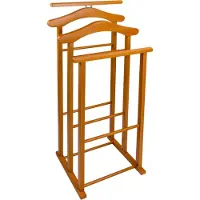 Italia ARREDAMENTI ITALIA 107 Maxi MERISIER Valet de Chambre Triple, Hêtre, 35x35x102 cm