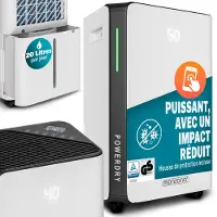 Monzana Déshumidificateur d’air 20L/jour avec Wifi Smart Home App