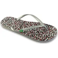 Brasileras Tongs Femme Antidérapantes confortables chaussures de plage/piscine/urbaines argent 34/35 EU -UBWP20