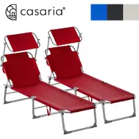 Casaria Bain de soleil Hawaii 193x60x30cm