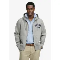 Superdry Veste de survêtement bleu marine / gris