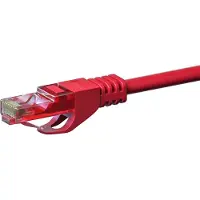 Dsit Câble réseau CAT6 100% cuivre - U/UTP - 5 mètres - rouge