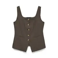 Vero Moda Gilet de costume 'VMKandra' chocolat