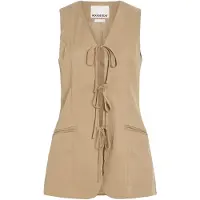ROUGE EDIT Gilet de costume cappuccino