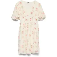Vero Moda Robe d’été 'VMBELLA' vert clair / rose clair / blanc