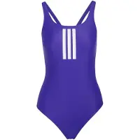 Adidas Maillot de bain sport bleu violet / blanc