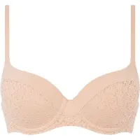 Chantelle T-shirt Beugel Bh - voorgevormd - Norah - T-shirt bh met brede bh band - 75E - Beige, Beige, (Une unité par pack, 75 E)