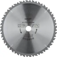 Wolfcraft 1 lame de scie circulaire de table HM, 28 dents, ø315mm