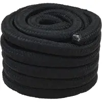 vidaXL Corde de bateau Noir complet PP