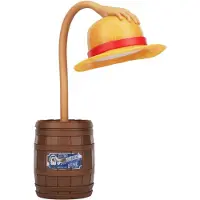 Paladone One Piece Straw Hat Posable Desk Light 28 Cm Marron