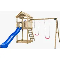 Swing King Set de jeu Daan Toboggan bleu 7888006