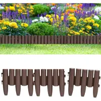 Deuba Bordure de jardin marron 6,72m