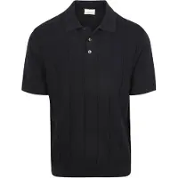 Profuomo Polo Drop Needle Texturé Marine
