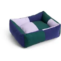 HAY - Dogs Bed Zip Small - H21 x W52 x L60 cm - Green & Lavender (Chien)