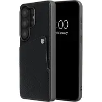 Selencia Coque Riva avec porte-cartes Samsung Galaxy S26 Ultra - Noir