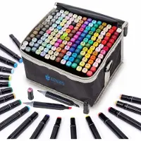 Roegaarden Twinmarkers 168 pcs - Marqueurs - Marqueurs à alcool - Stockage facile