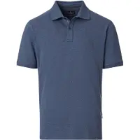 Casamoda Polo Stretch Mélangé Marine