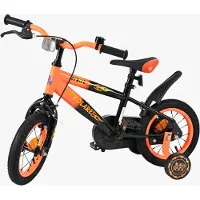 Volare Vélo enfant Strike - Garçons - 12 pouces - Noir Orange