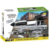 COBI Jeu de cubes à pincer V2 fusée avec Transporter Executive Edition, WW2, 1210 pièces, 3120