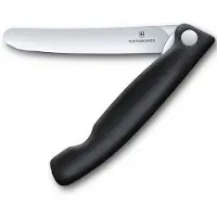 Victorinox Swiss Classic Picnic Knife 6.7803.F Straight, Black, couteau à légumes pliant