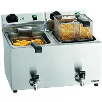 Bartscher Double friteuse MDI SNACK IV Plus avec robinet de vidange des graisses, 9 litres A162829