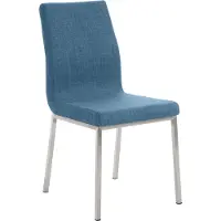 CLP Chaise de salle à manger Colmar STOFF bleu