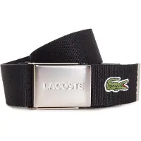 Lacoste Ceinture tissée - Noir, Noir