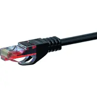 Dsit Câble réseau CAT6, U/UTP, 5 mètres, noir, 100% cuivre