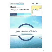 PLASTIMO Yeu Island Shom Marine Charts 7410l Clair 84 x 120 cm
