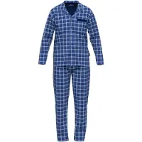 Götzburg Pyjama long bleu / bleu marine / blanc