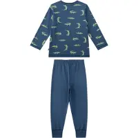 Sanetta Pyjama saphir / vert pastel