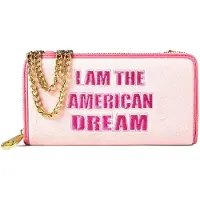 Juicy Couture Pochette 'Ella' or / rose clair / blanc cassé