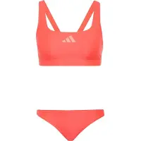 Adidas Bikini de sport '3-Stripes V-Back' framboise