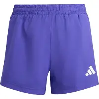 Adidas Train Essentials 3 Stripes Shorts Violet 7-8 Years Fille