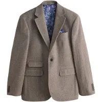 Next Veste de costume 'Signature' marron / cappuccino