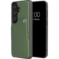 Selencia Coque Riva avec porte-cartes pour Samsung Galaxy S26 Plus - Sage Green