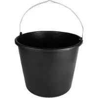 GRUPA TOPEX Seau de chantier de 16 litres, poignée en métal