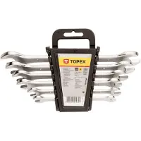 Topex Jeu de clés plates 6-17mm 6 pcs (35D655)
