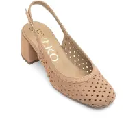 Rylko Escarpins à bride arrière poudre