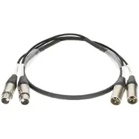Klotz LAE02FM05.0 loom cable multicâble 2x XLR 3 broches mâle-2x XLR 3 broches femelle 5 mètres